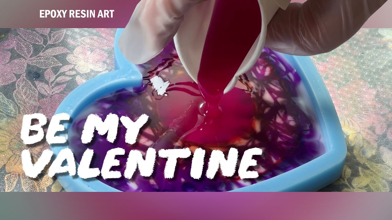 Ep. 127 Be My Valentine  - DIY Epoxy Resin Coaster