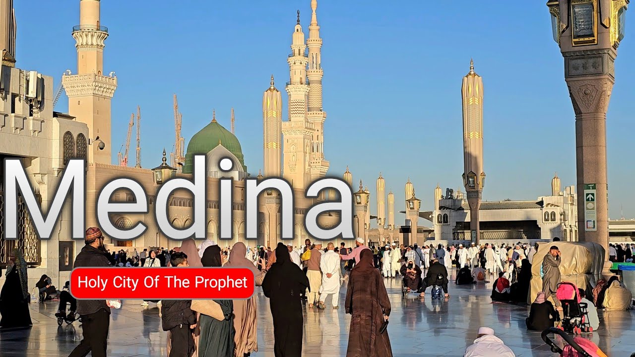 Most Beautiful Evening walk in Medina inside The Masjid Al Nabwi | 4K HDR 