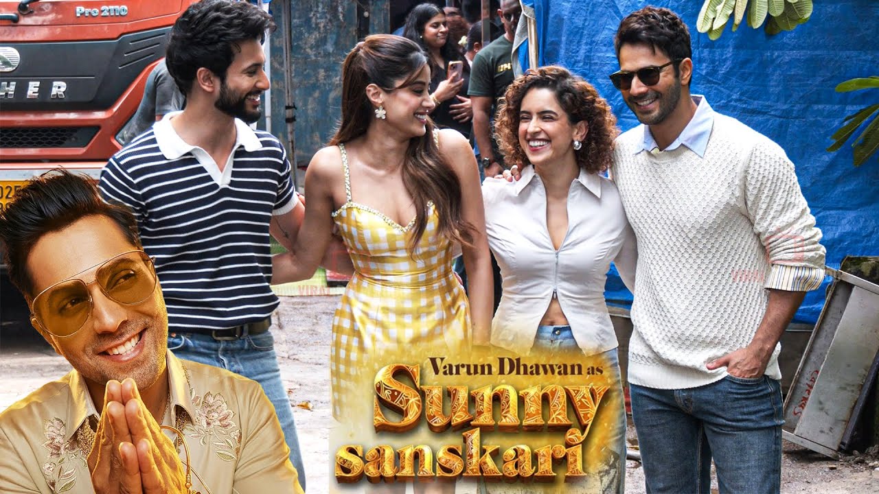 Sunny Sanskari Ki Tulsi Kumari | Varun Dhawan, Janhvi Kapoor, Sanya & Rohit at Movie Promotion
