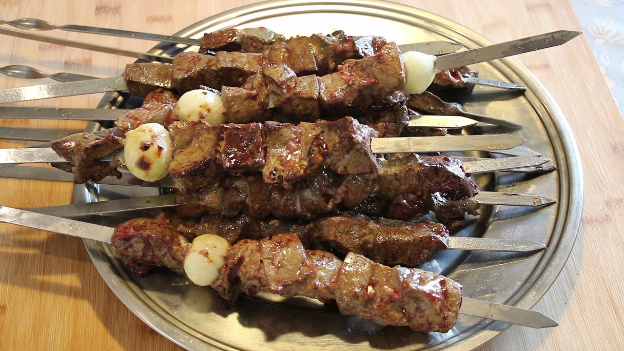kabab jigar/ طرز تهيه و اخته كردن بهترين كباب جگر/ Jigar kebab recipe