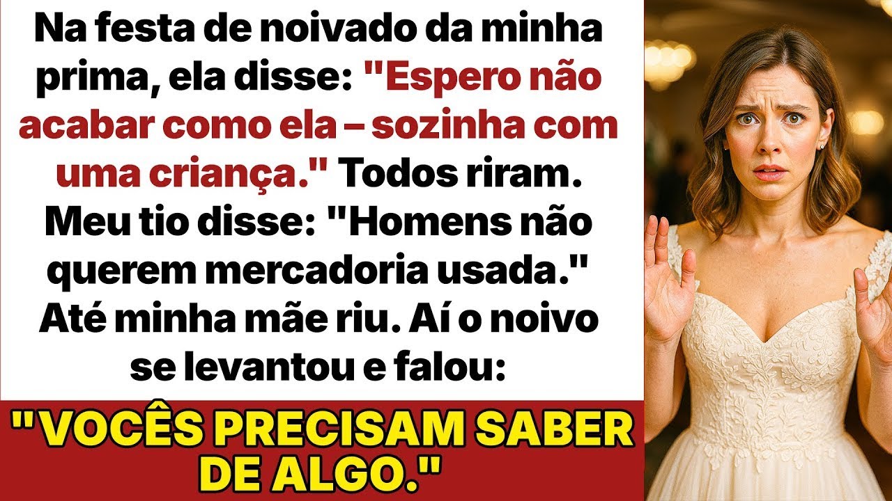 Riram de mim porque eu era mãe solteira, até o noivo revelar o que eu fiz por ele!