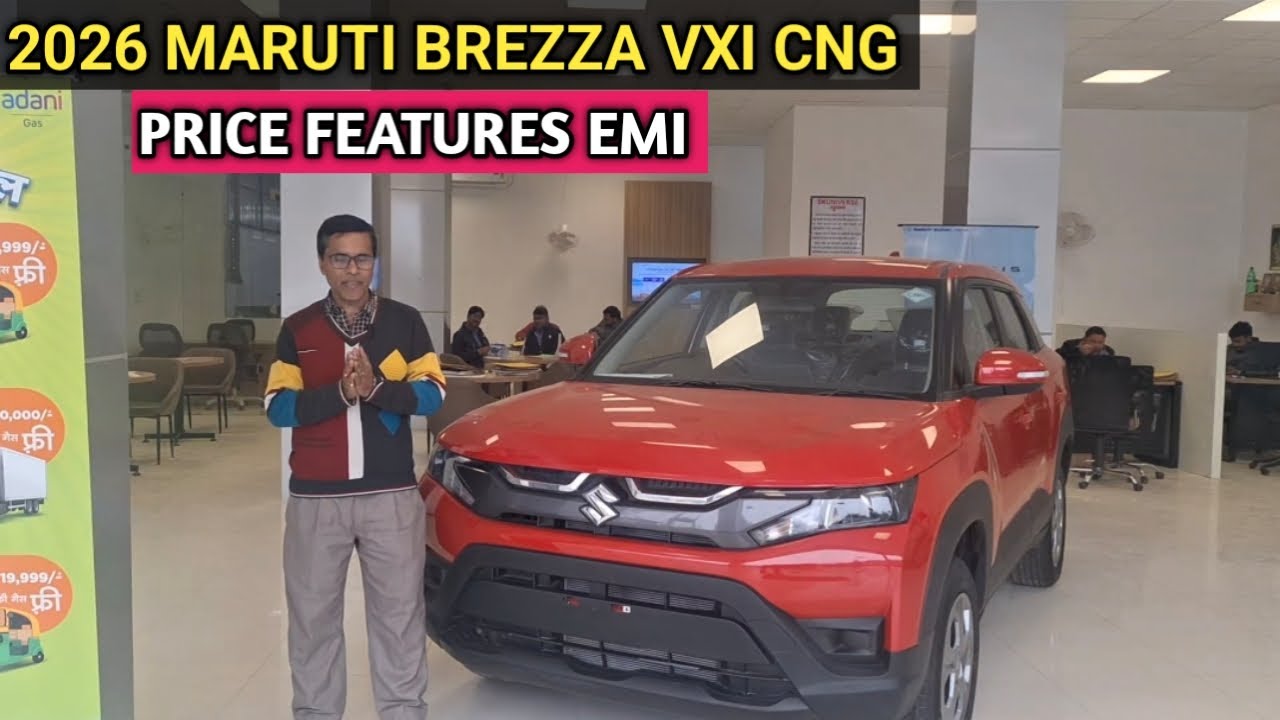2026 Maruti Brezza VXI CNG  |  Price Features EMI Details Brezza 2026 CNG
