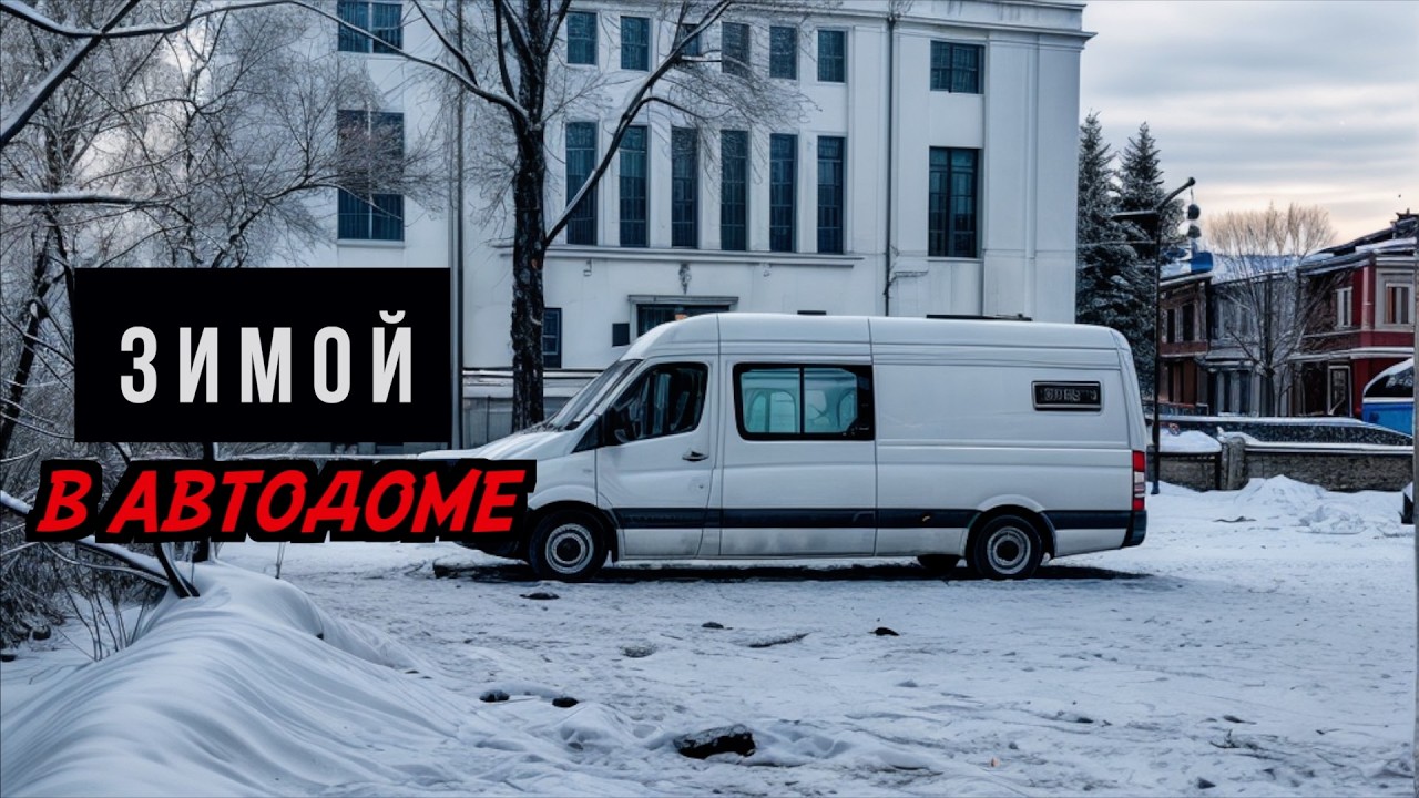 НОЧУЕМ В -18 С ЖЕНОЙ И МАЛЕНЬКИМ РЕБЕНКОМ. Как мы пережили зиму в самодельном автодоме.