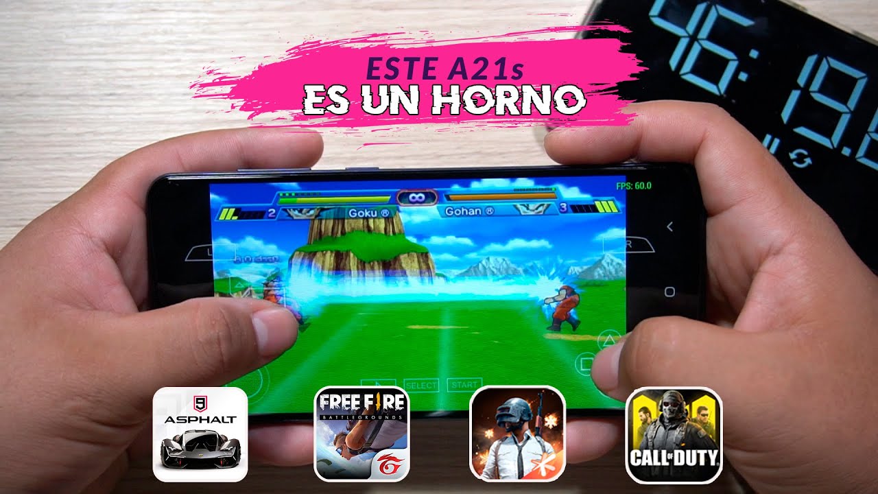 🔥GALAXY A21s🔥│Pruebas de POTENCIA y RENDIMIENTO│Cómo CALIENTA este EXYNOS 850💥💥│Emulador PSP