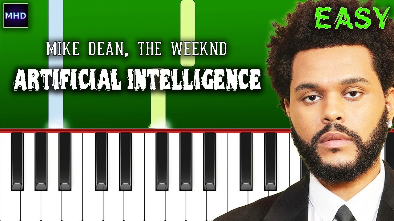 MIKE DEAN, The Weeknd - Artificial Intelligence - Piano Tutorial [EASY]