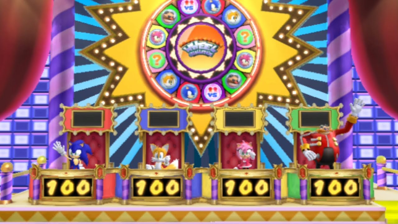 Mario & Sonic at the Olympic Winter Games - Party Games - Wheel Challenge