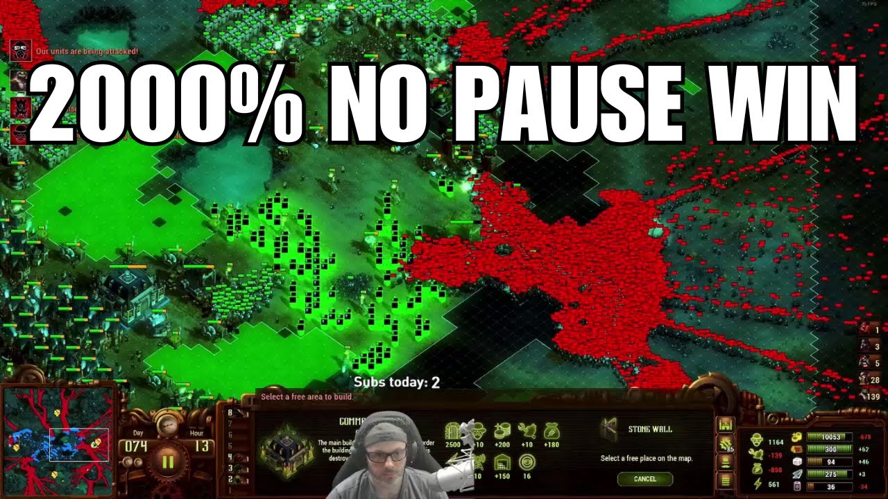 They Are Billions, 2000% No Pause WIN.