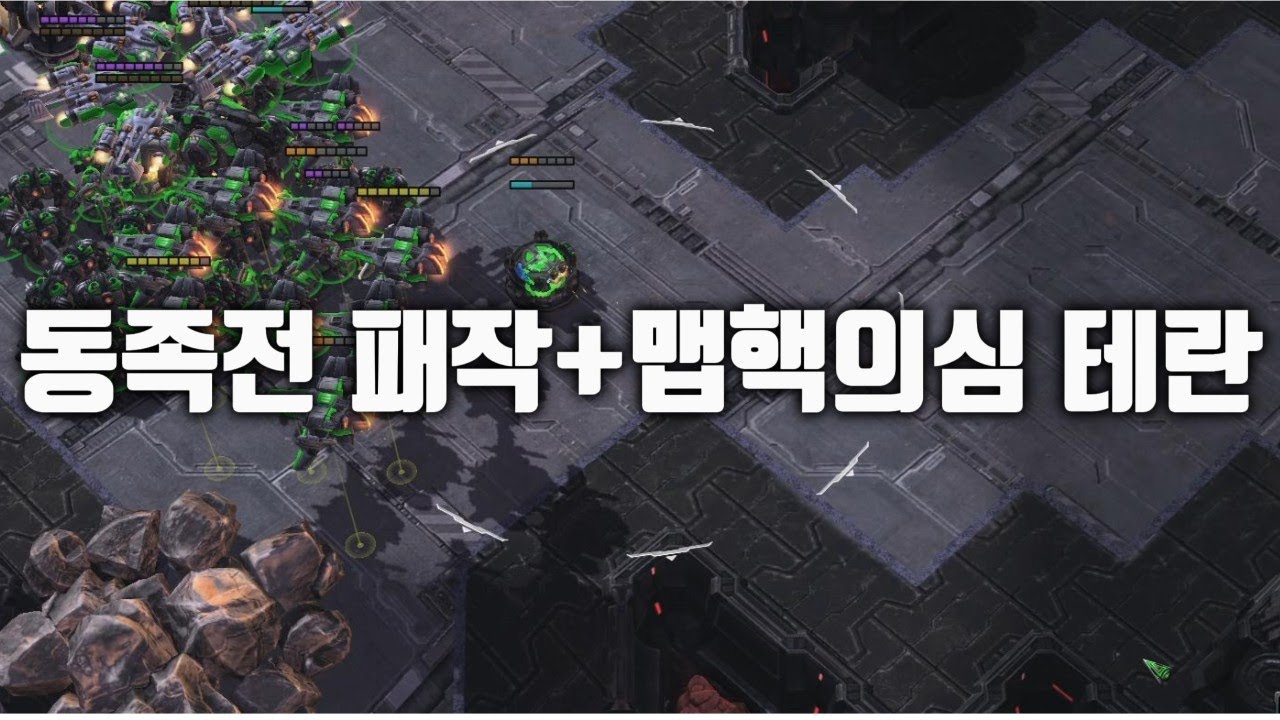 동족전 패작에 맵핵 제보 이력이 있는 테란