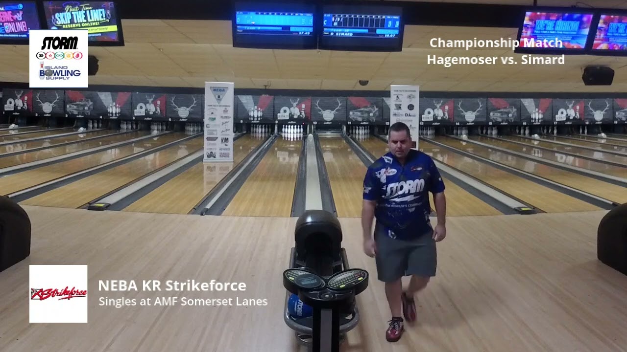 NEBA KR Strikeforce Singles @ Bowlero Somerset Championship Match: Hagemoser vs. Simard - 10-22-2023
