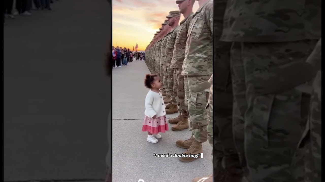 Surprising my kids after deployment&hellip;this moment means everything us 🥺💕#MilitaryReunion #DadIsHome