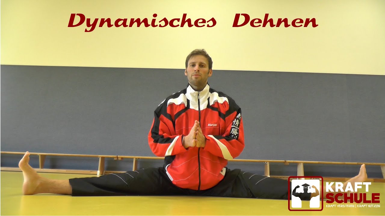 Dynamisches Dehnen - Vorbereitung Spagat