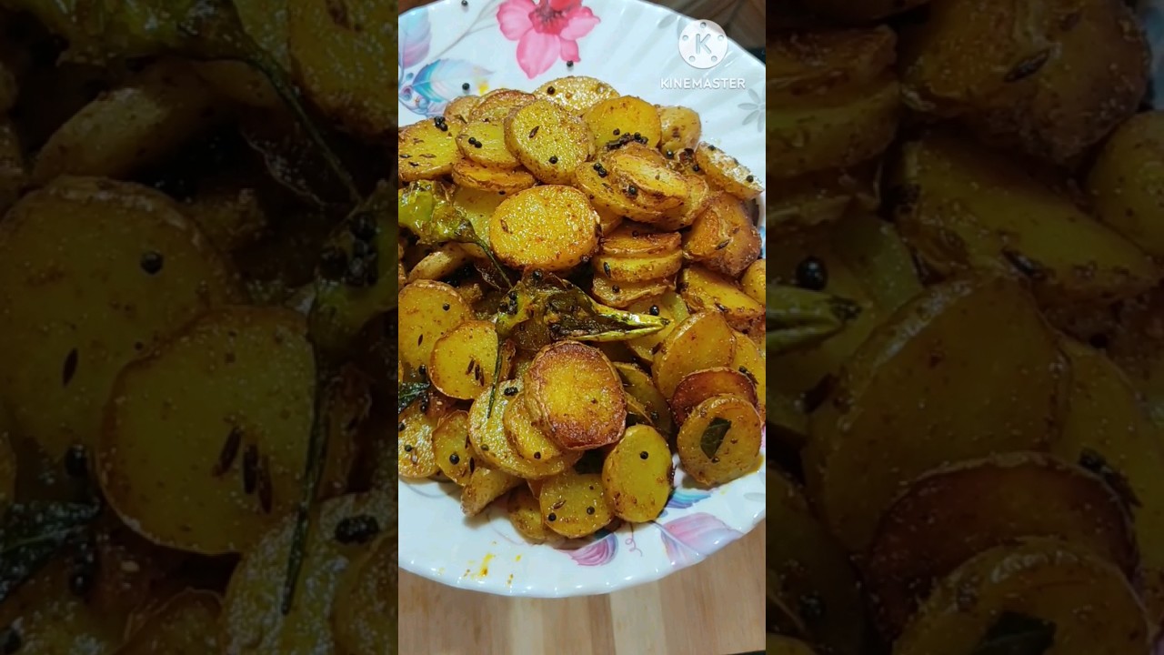 Potato Fry Recipe | Aloo fry#shorts#youtubeshorts #shortsfeed#shortvideo#short#youtube #ytshorts#yt👌