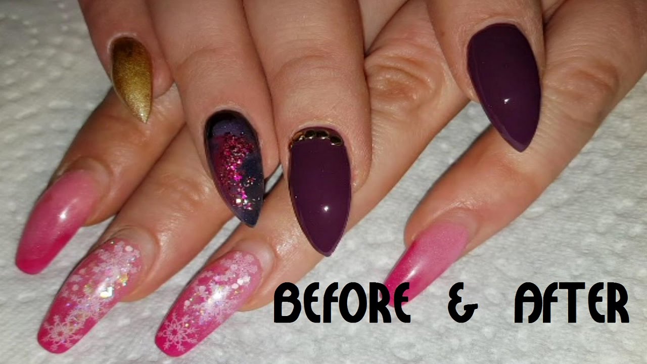 From Ballerina / Coffin Shaped Nails To Pointy Almond Shaped Claws