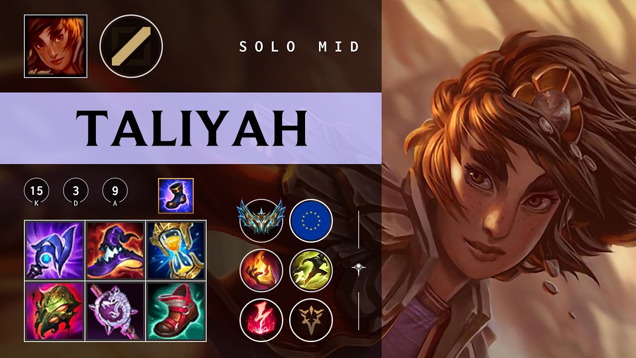 Taliyah Mid vs Zed - EUW Challenger Patch 26.07