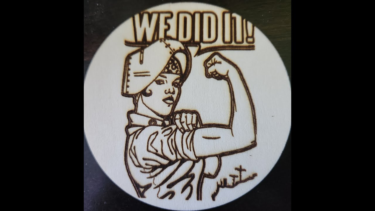 Wendy the Welder US WW2 Laser Art