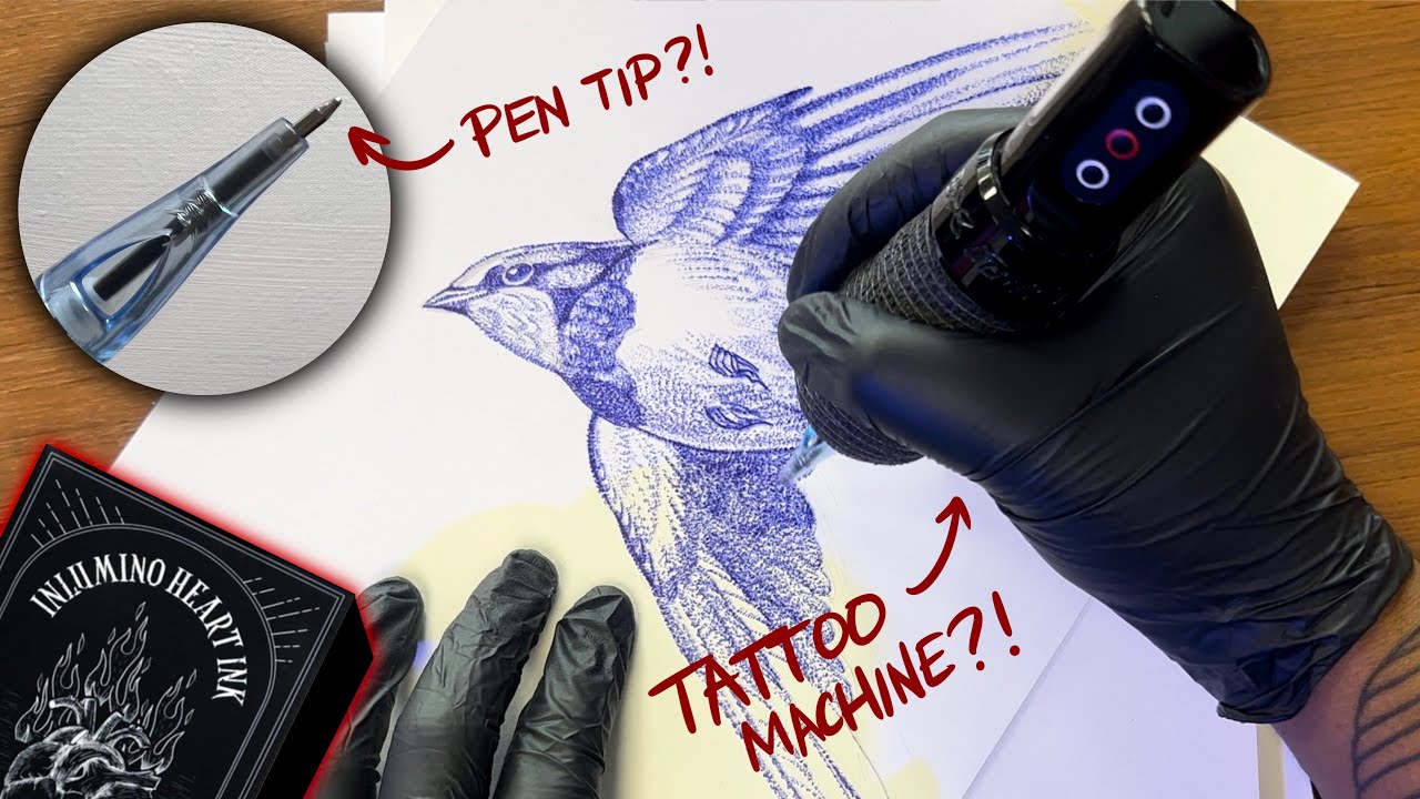 Ballpoint pen instead of a needle?! Inlumino Heart Ink Cartridge Review