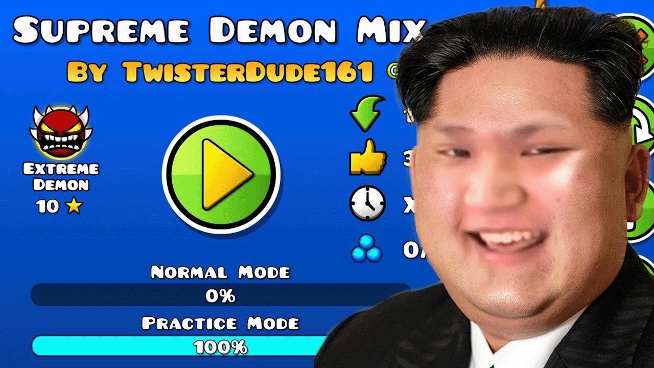 🔴SUPREME DEMON MIX 91% (XXL EXTREME DEMON) - 100% TODAY?
