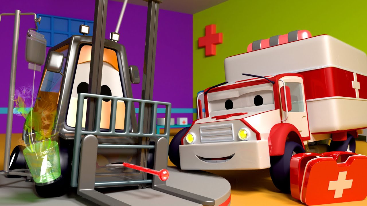 Baby Francis - Amber the Ambulance in Car City l Cartoons for Children