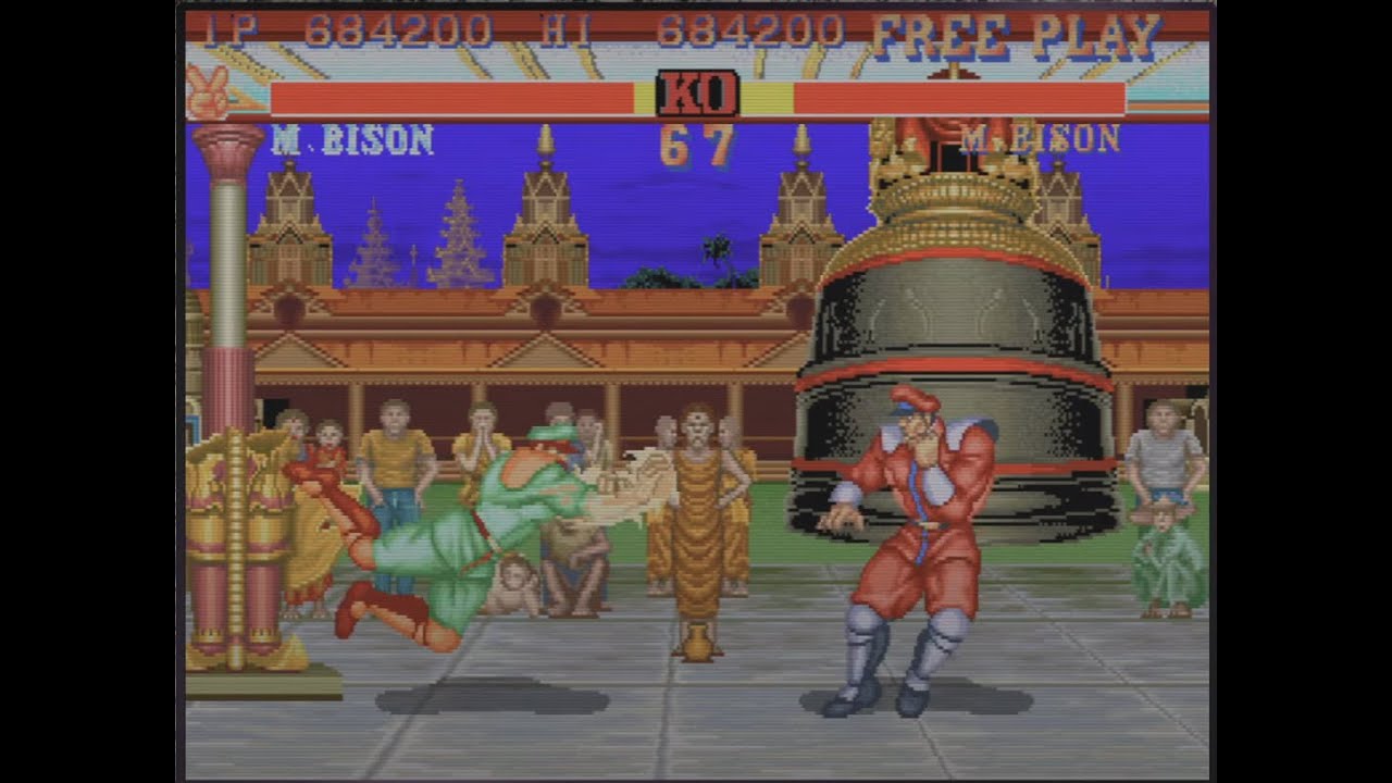 SFII Champion Edition - M. Bison - Level 8 - No Rounds Lost