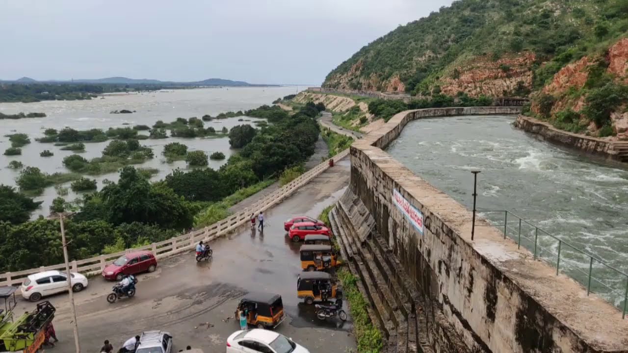 Somasila Dam Water flow in Ananthasagaram Atmakur Nellore Andhra Pradesh India #viral #trending #.