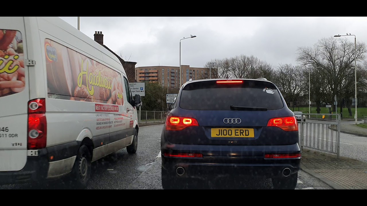 London Driving - From A406 North Circular to Barking East London
