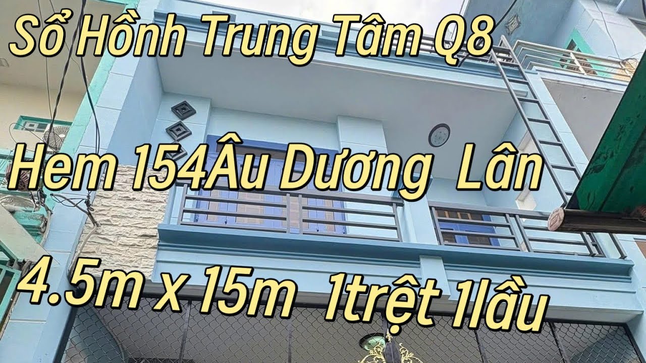 Trung Tâm Quận 8 Sổ Hồng 4.5m x 15m f3 Q8 Giá Bao Nhiêu .........?