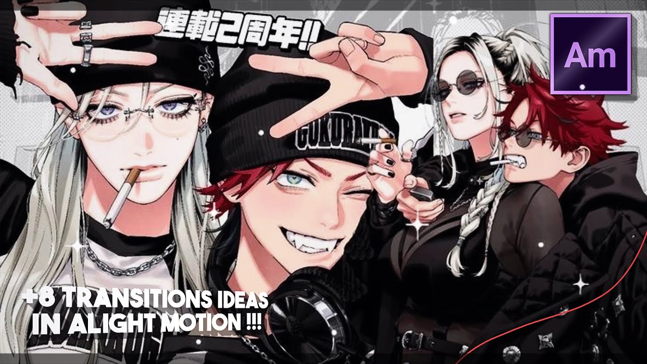 +8 ADVANCED TRANSITION IDEAS IN「Alight Motion 」