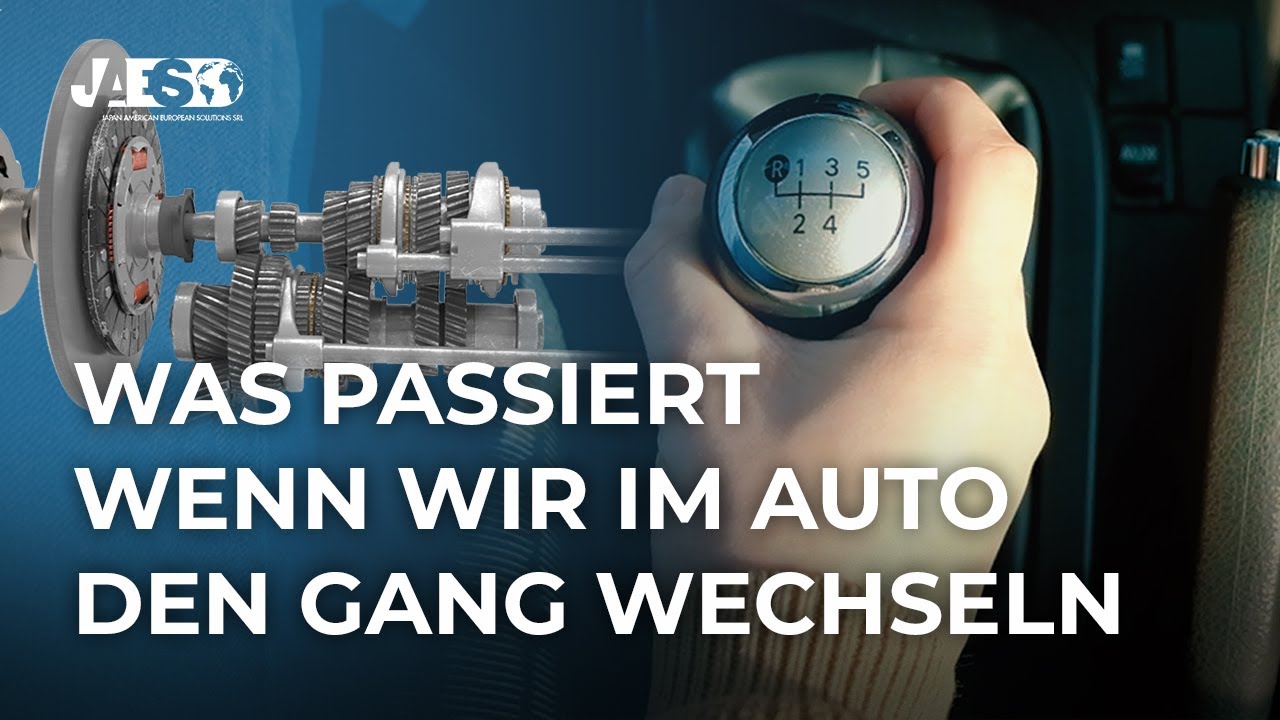 Wie ein Schaltgetriebe funktioniert (Auto Teil 2) Kupplung &ndash; R&uuml;ckw&auml;rtsgang &ndash; Schleifger&auml;usch