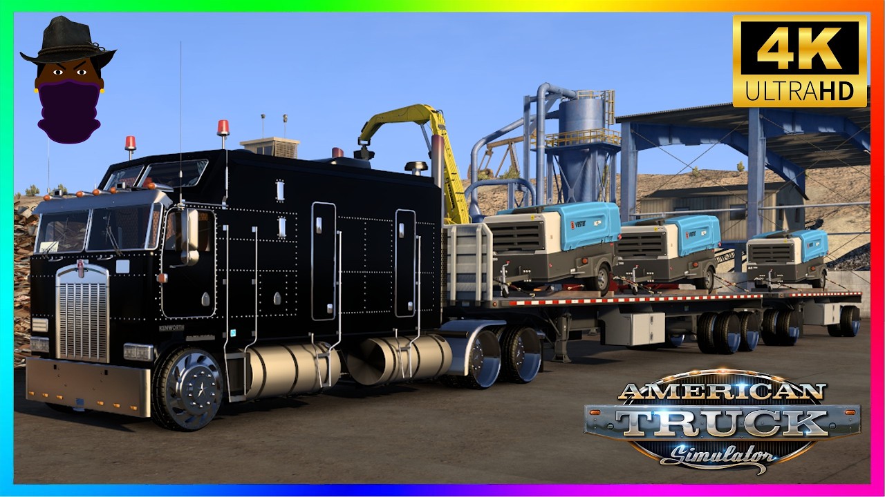 American Truck Simulator Delivery Monile Air Compressors Straight Pipe (160) 2026 🎮 ⁴ᴷ⁶⁰