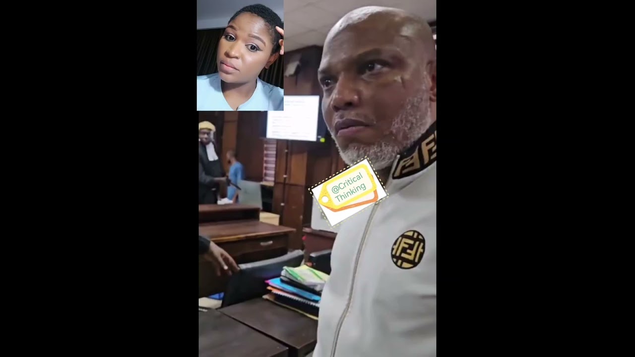 NNAMDI KANU WAS IN COURT TODAY AND THIS HAPPENED!