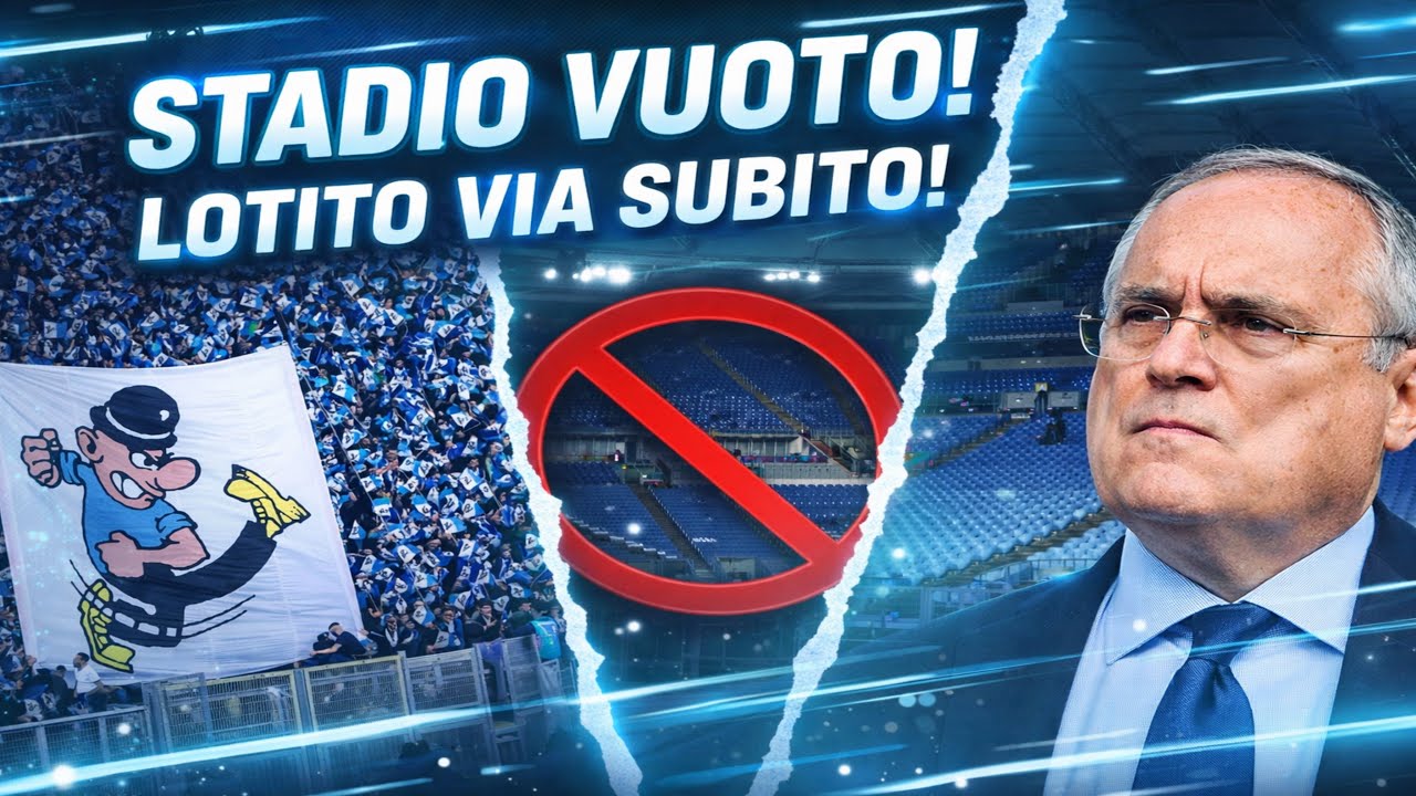LA GENTE non DEVE ENTRARE allo STADIO, LOTITO deve VENDERE PRESTO!