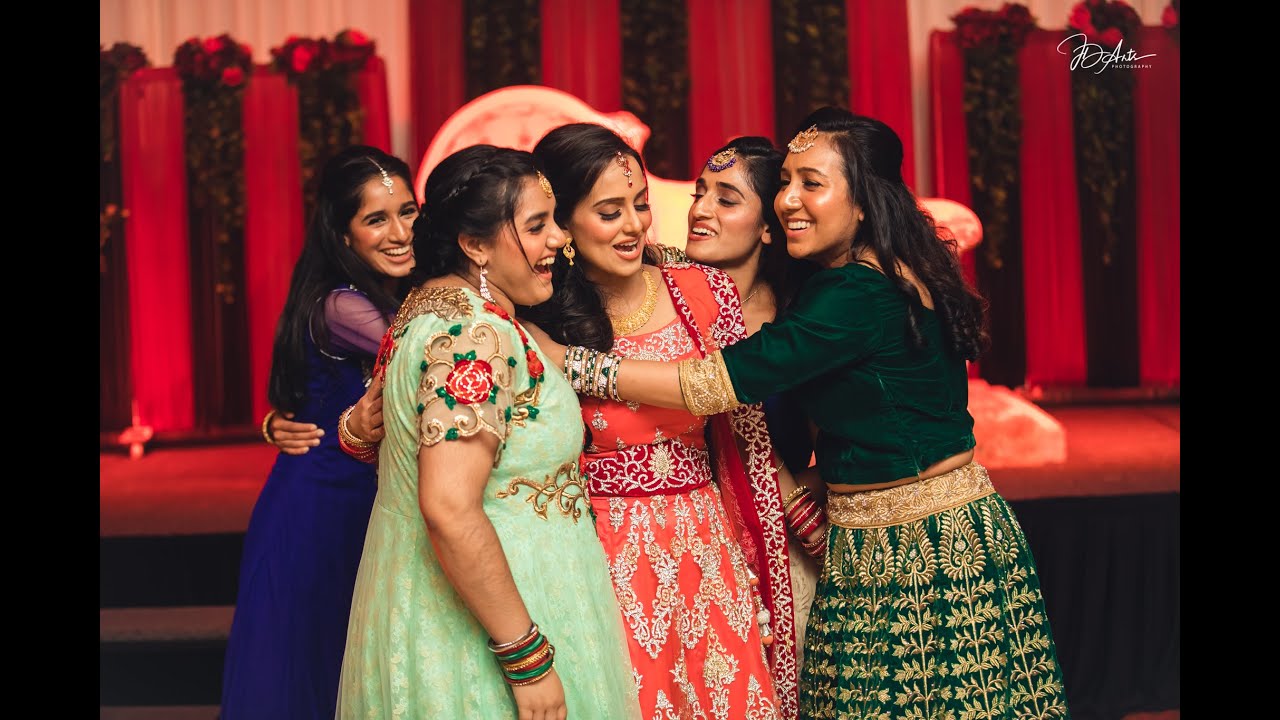 Singapore Sikh Engagement 2017 - Bride's Sisters Dance (Arwinder & Prabhmeet)