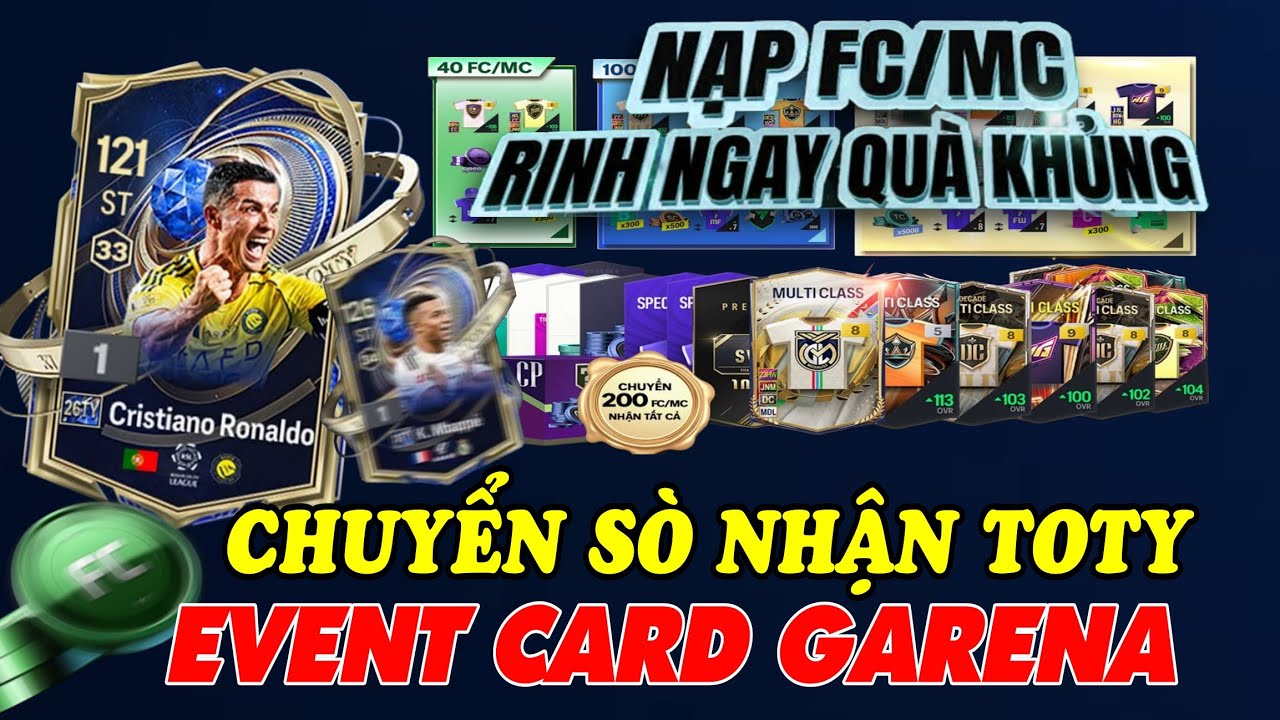 Fc Online | Full Chuyển Sò FC/MC Nhận mùa 26Toty - Event card garena