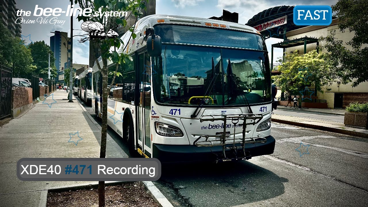 The Bee Line System 2022 New Flyer XDE40 #471 [Audio Recording] (Fast)