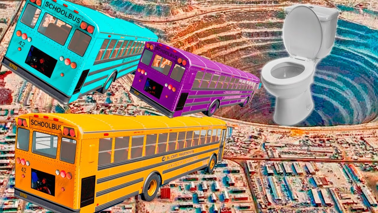 TOP 100 BeamNG Drive Crashes &ndash; School Bus Jumps, Bus Crash Tests, Crazy Crashes