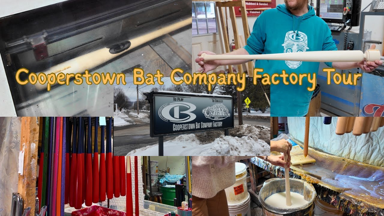 Inside the Cooperstown Bat Company Factory Tour