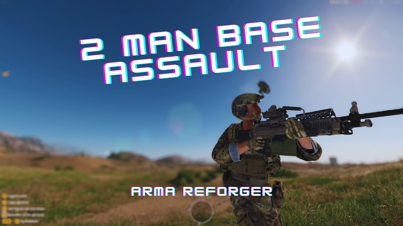 LMG and Sniper Duo DESTROY enemy base in modern warfare PvE (Arma Reforger)