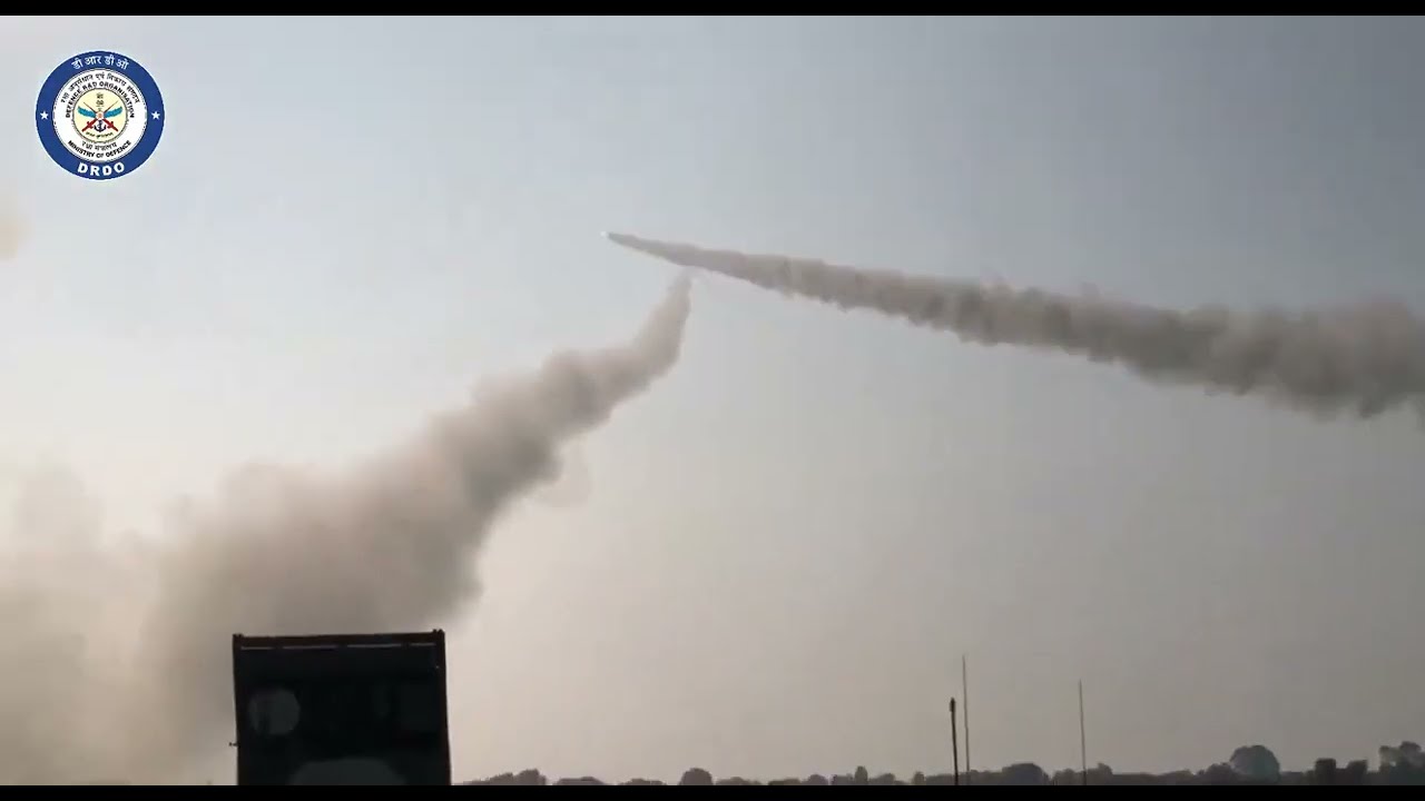 Akash Missile System engages and destroys 4 targets simultaneously