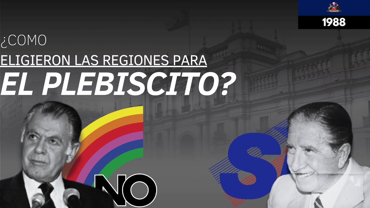 ¿Cómo las regiones de Chile votaron para el plebiscito de 1988?