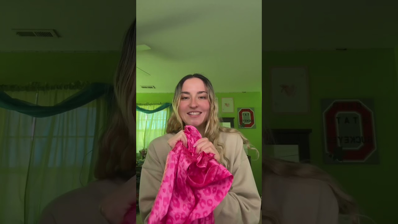 Amazon haul unboxing pink cheetah pajamas