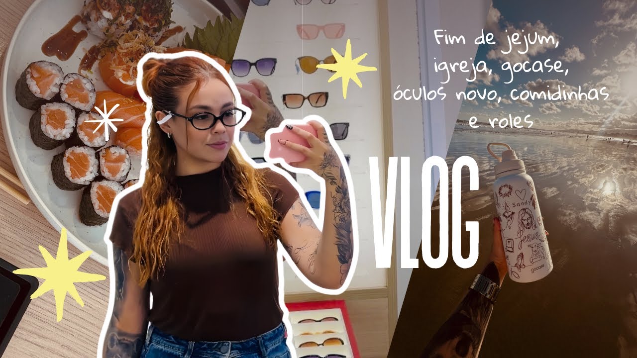 VLOG | ENTREGA DO JEJUM, ROLE DE COMIDINHAS, PRIMEIRA COMUNHÃO COM A GALERA DO LOUVOR