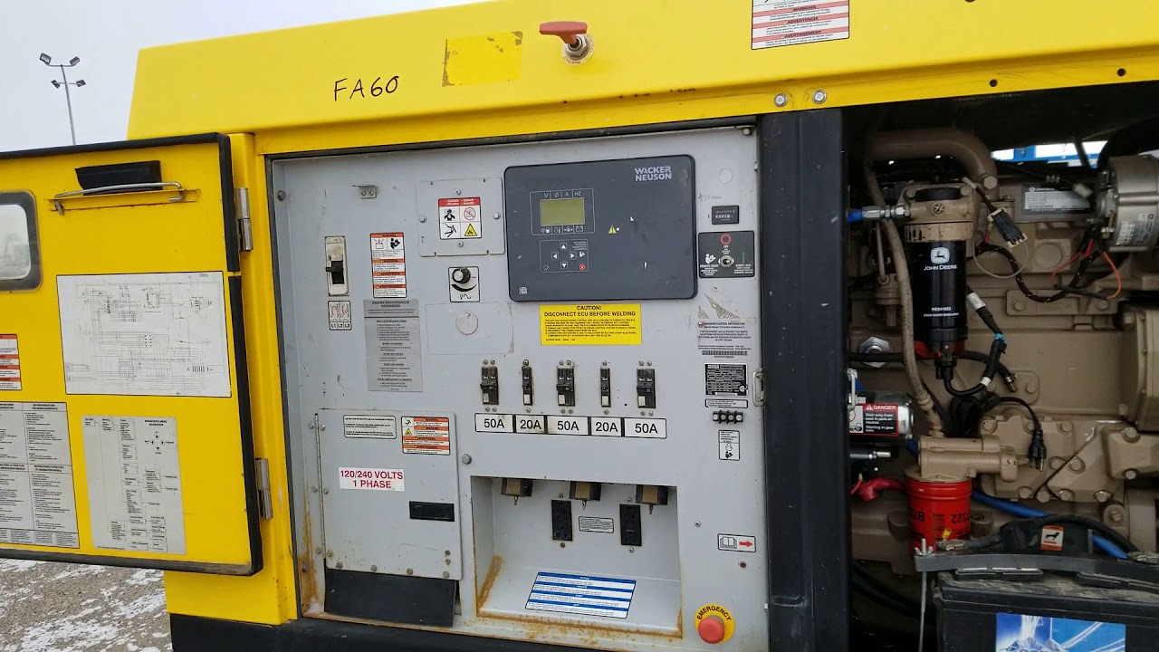 Wacker Neuson G70 Generator 58KW , 3 PHS