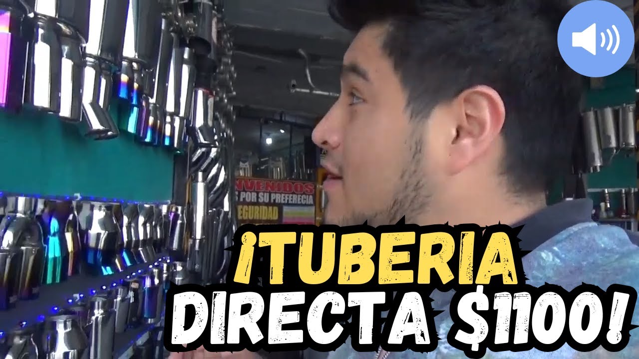 SONIDO DEPORTIVO POR $1,100 / TUBERIA DIRECTA EN UN 4 CILINDROS !!