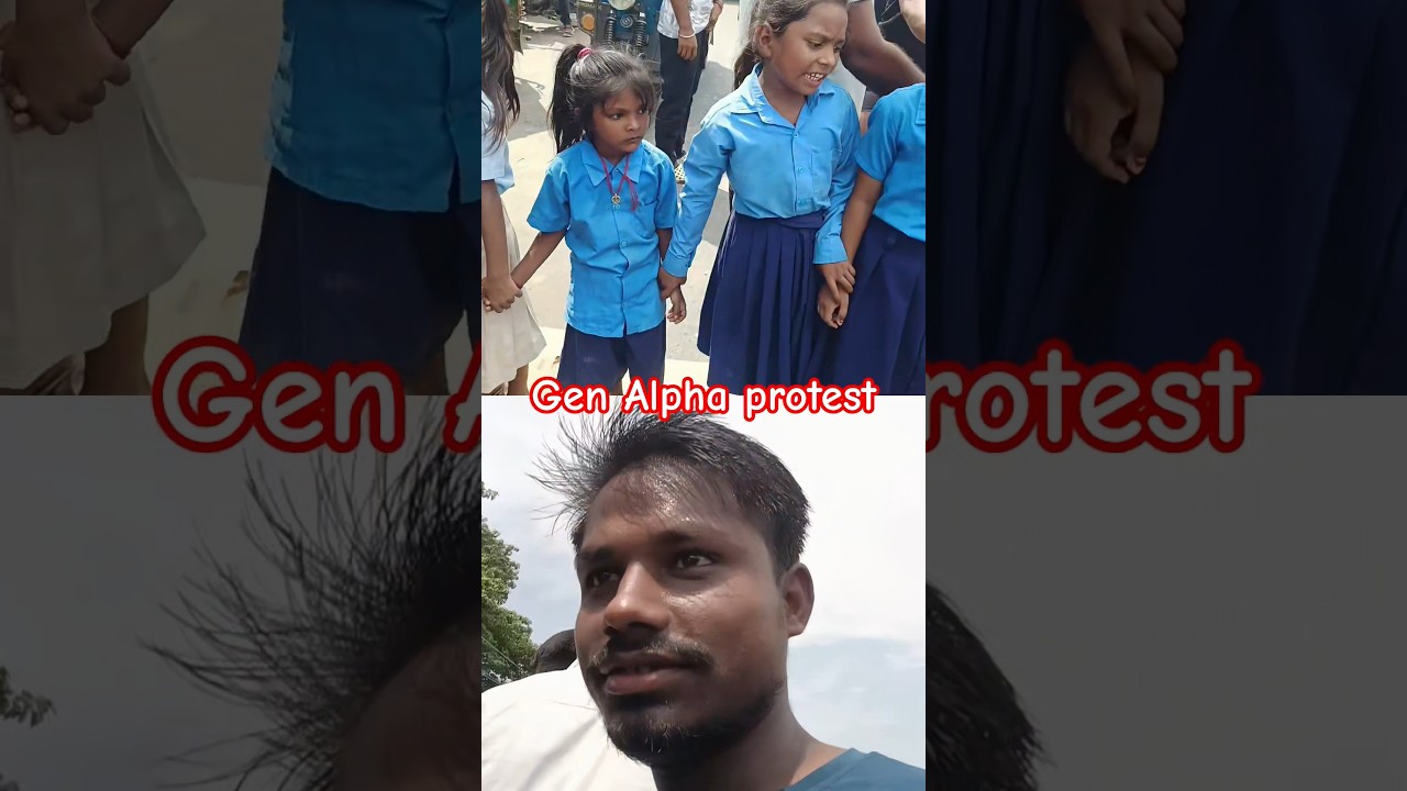 Gen Alpha protest video #cjp #viralvideo
