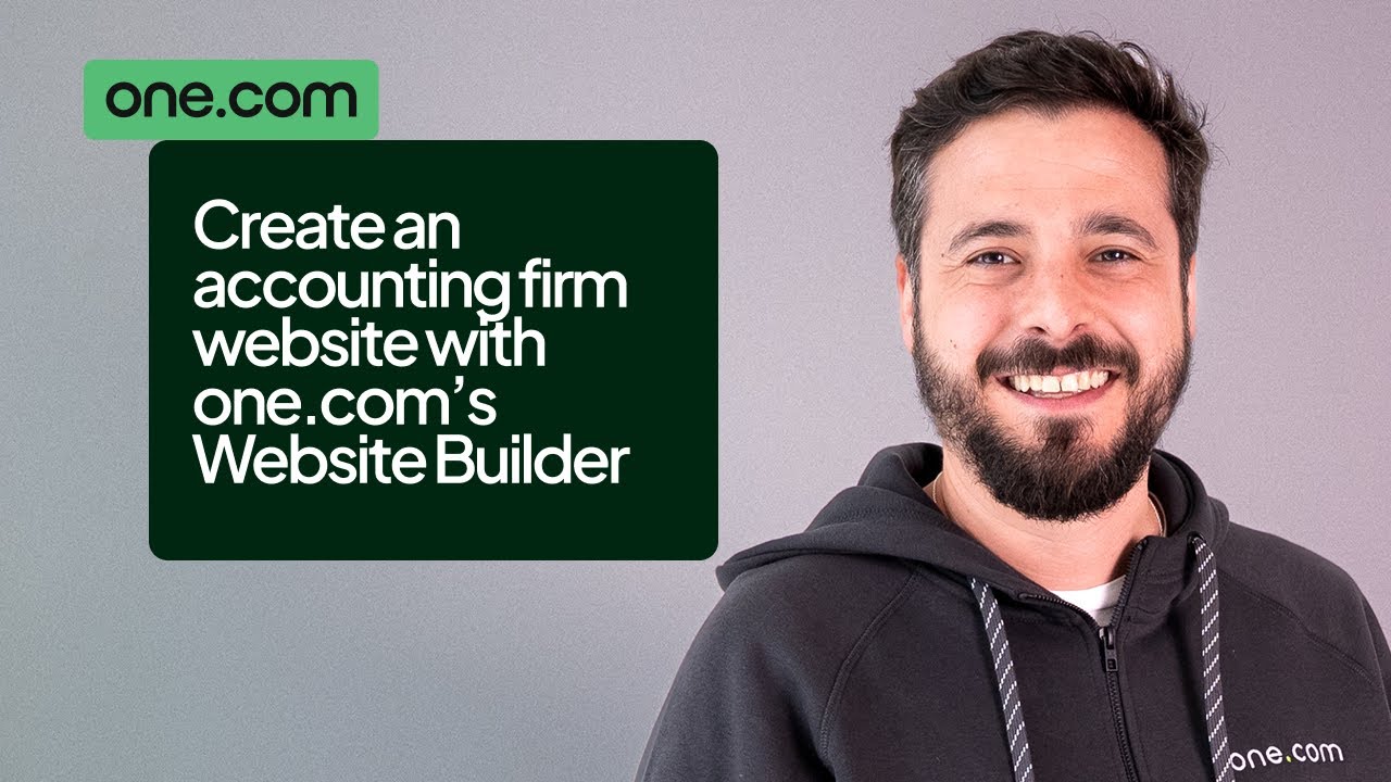 Create an accounting firm website with one.com’s Website Builder | Thursday Hangouts