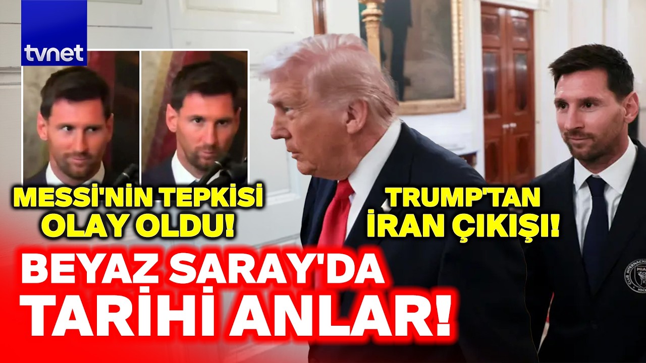 BEYAZ SARAY'DA ŞOK ANLAR: Dünya bu görüntüyü konuşuyor! Messi bile şaştı kaldı!