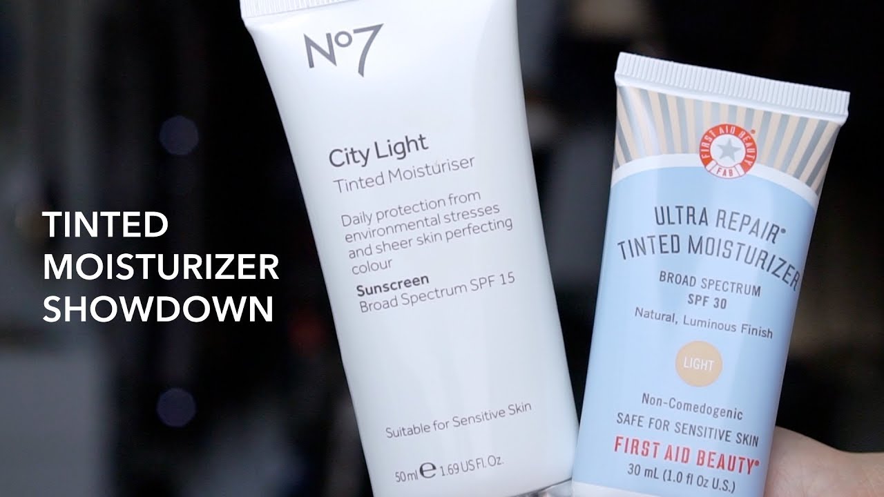 First Aid Beauty Ultra Repair Tinted Moisturizer vs. No. 7 City Light | Review & Comparison | LvL