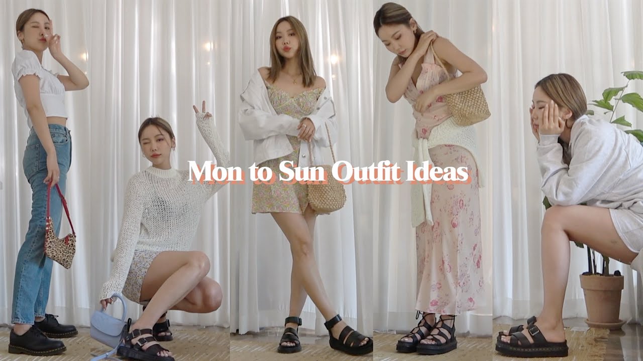 월요일부터 일요일까지 닥터마틴 활용법 How To Rock Dr. Martens (Daily Outfit Ideas!) | kinda cool