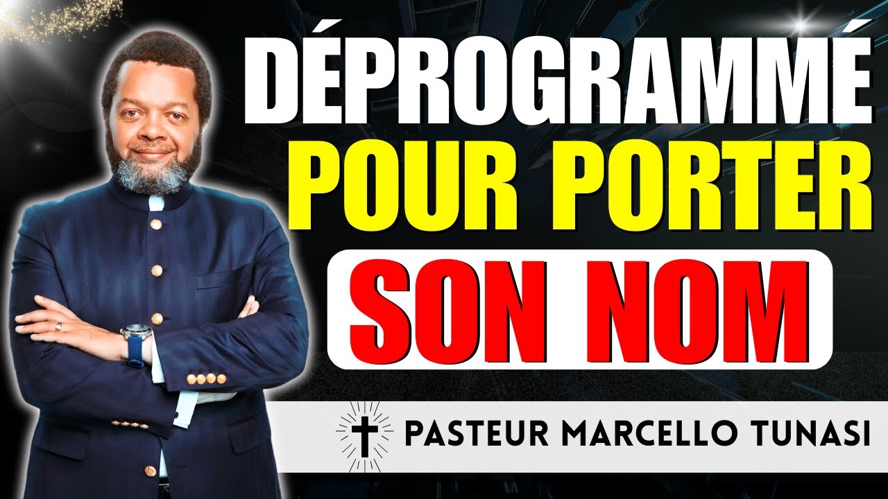 Déprogrammé et reprogrammé pour porter le nom de Jésus | Pasteur Marcello Tunasi