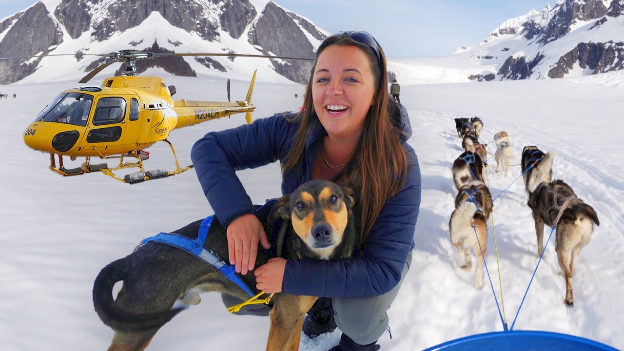 We Went Dog Sledding on an Alaskan Glacier ❄️